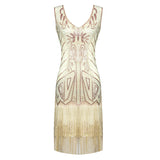 Flappers 1920S Dress Vintage Sequined Tassel Dress