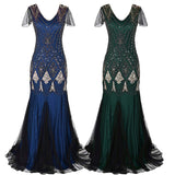 Flappers 1920S Dress Sequined Dress Gatsby Vintage Dress