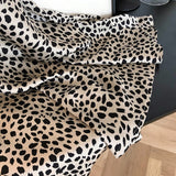 Women Skirt Leopard Print Skirt Sheath Fishtail A- line Skirt