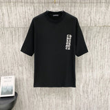 Ch hip-hop t shirts ch crow short-sleeved heavy industry sanskrit embroiderloosecasualpure cotton american couple easiest for match