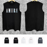 Amiri tank top colorful waist flower printing