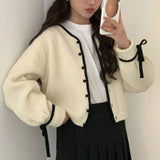 Women Knitted Cardigan Women's Autumn and Winter Sweater Coat