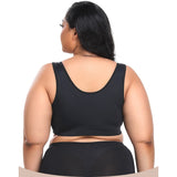 Full figure bra wireless lace lightly lined