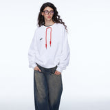 Unisex Hoodie Autumn Crew Neck Casual Loose Sweatshirt