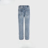 MIJKO Men's Vintage Pants MIJKO Men's Women's Slim Wash Trousers Ripped Jeans