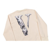 Vlone Sweatshirts Autumn/Winter Metal Big V Letter Crew Neck