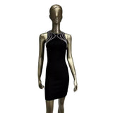 Women Dresses Evening Party Dress round Neck Sleeveless Party Dress (Ont0408)