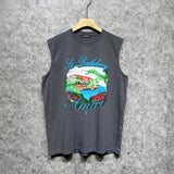 Amiri tank top villa printing