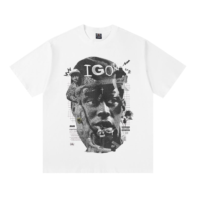 saint m t shirts s.m character avatar graphic crew neck pullover short sleeve t-shirt