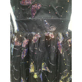 Women's Evening Gown Sexy Retro Mesh Long Sleeve Sequins Dress