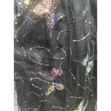 Women's Evening Gown Sexy Retro Mesh Long Sleeve Sequins Dress