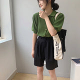 Women Knitted T-shirt Sweater Cardigan Short Slim Fit Sweater