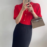 Women Knitted T-shirt Sweater Cardigan Short Slim Fit Sweater