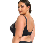 Full figure bra without wire lace