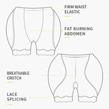 Butt lifter panty low waist hip enlargement