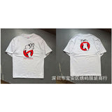 saint m t shirts s.m cartoon series graphic crewneck pullover short sleeve t-shirt