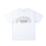 Hip-hop t-shirts - american high street hip-hop streetwear embroidered 3d letter short sleeve t-shirt - summer tee