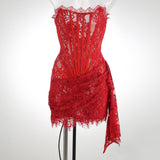 Women Dresses Sexy Lace Dress Dress Skirt (Zns0409)