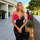 Women Dresses Bandage One-Piece Dress Party Dress Skirt (Ont0408)