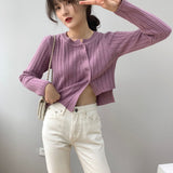 Women Cardigan Sweater Sexy Retro Sweater Cardigan