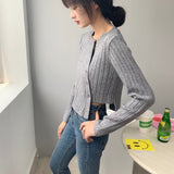 Women Cardigan Sweater Sexy Retro Sweater Cardigan