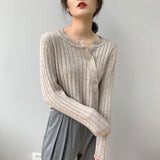 Women Cardigan Sweater Sexy Retro Sweater Cardigan
