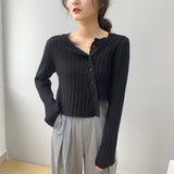 Women Cardigan Sweater Sexy Retro Sweater Cardigan