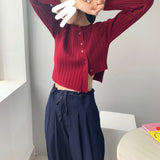 Women Cardigan Sweater Sexy Retro Sweater Cardigan