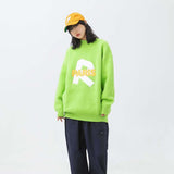 Unisex Hoodie Autumn Back Affixed Cloth Embroidered Sweater