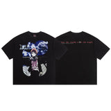 saint m t shirts s.m vintage washed distressed crew neck pullover short sleeve top