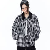 Unisex Jacket Autumn Vintage Plaid Jacket