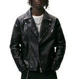 Men Motorcycle Jacket Autumn and Winter Faux Leather Motorcycle Jacket Jacket 3427/301