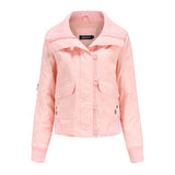 Women Trench Coat Winter Thermal Quilted Coat Women's Turtleneck Rib Woman Cotton Dress