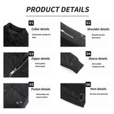 Women Trench Coat Winter Thermal Quilted Coat Women's Turtleneck Rib Woman Cotton Dress