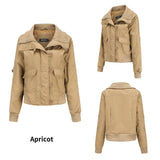 Women Trench Coat Winter Thermal Quilted Coat Women's Turtleneck Rib Woman Cotton Dress