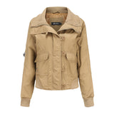 Women Trench Coat Winter Thermal Quilted Coat Women's Turtleneck Rib Woman Cotton Dress