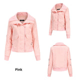 Women Trench Coat Winter Thermal Quilted Coat Women's Turtleneck Rib Woman Cotton Dress