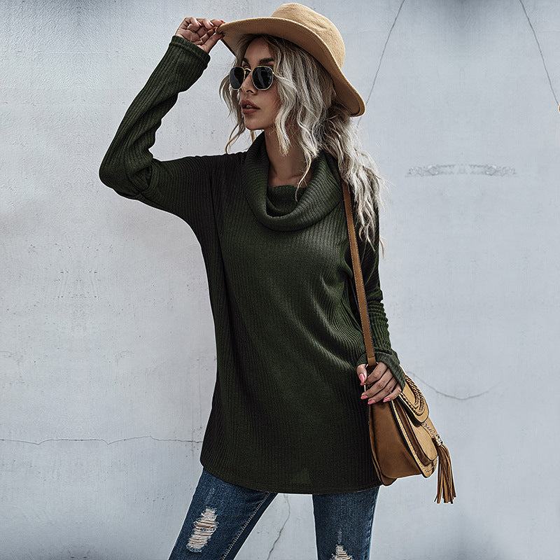 Women Knitted Sweater Autumn Women's Long Sleeve
