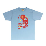 Gallery Dept T Shirt Retro Printed Loose Short-Sleeved Shirt