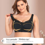 Full figure bra - wireless lace lightly lined