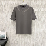 Ch hip-hop t shirts ch croo short-sleeved sanskrit cross patch embroiderloosecasual american heavy weight short-sleeved