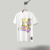 Travis Scott T Shirts x Mitchell x Ness LSU Tigers Hand-Drawn Short Sleeve
