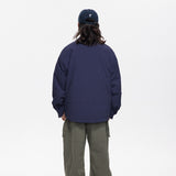 Unisex Jacket Winter Seersucker down Shirt
