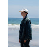 Unisex Jacket Retro Washed Workwear Denim Jacket Loose Denim Jacket