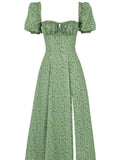 Women Dresses Floral Skirt Fashion Vacation Skirt (Zns0409)