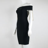 Women Evening Dress Sheath Bandage One-Piece Dress