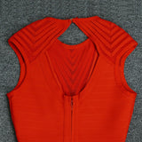Women's Evening Dress Backless Tassel Dress Sleeveless Bandage Dress