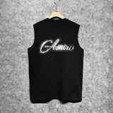 Amiri tank top gypsophila printing