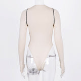Women Jumpsuit Autumn Long Sleeve round Neck Seamless Jumpsuit (Hawthaw0412)