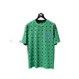 Ch hip-hop t shirts trendy ch full printed cross short sleeve couple loosecasualpure cotton american heavy weight